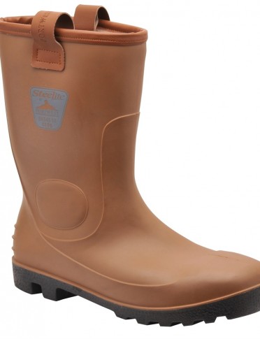 Tan Portwest Neptune Waterproof Rigger Boots